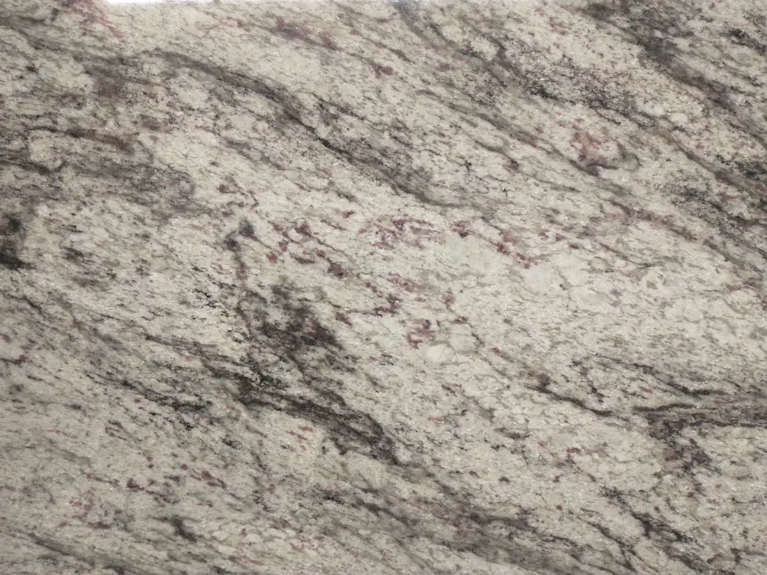 A polished granite slab